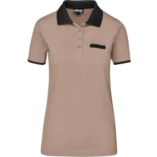 Ladies Caliber Golf Shirt Stone Front